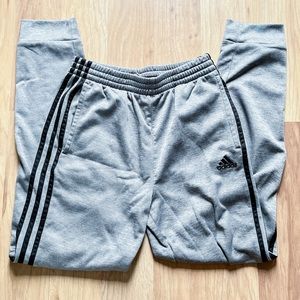 Adidas Grey drawstring sweat pants